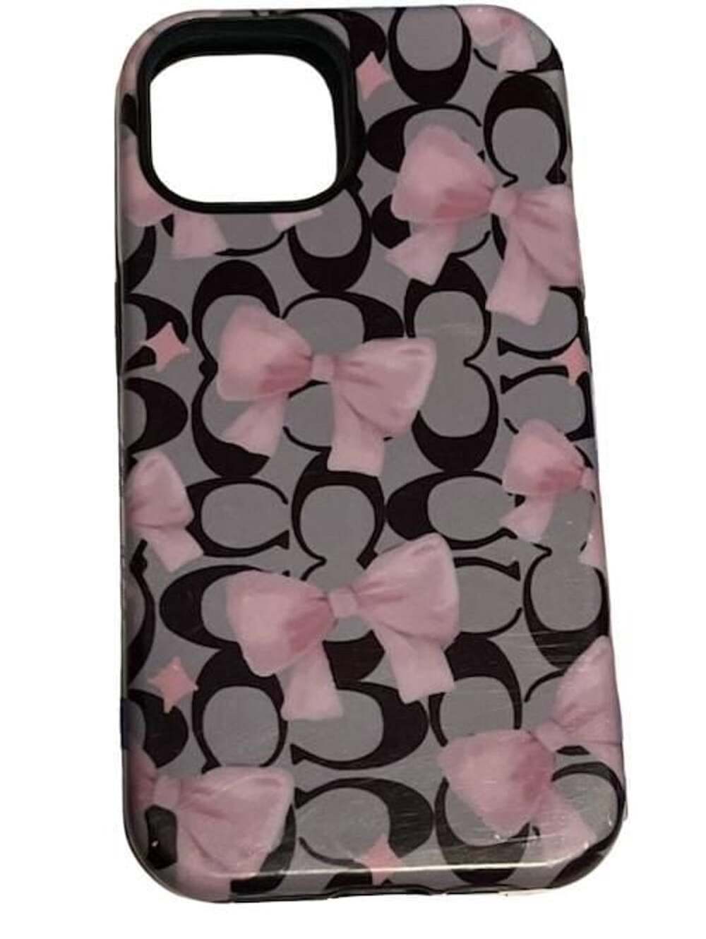Shein “Coach” Pink Bow Pattern iPhone 15 Case